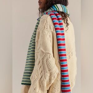 Free People Striped Scarf